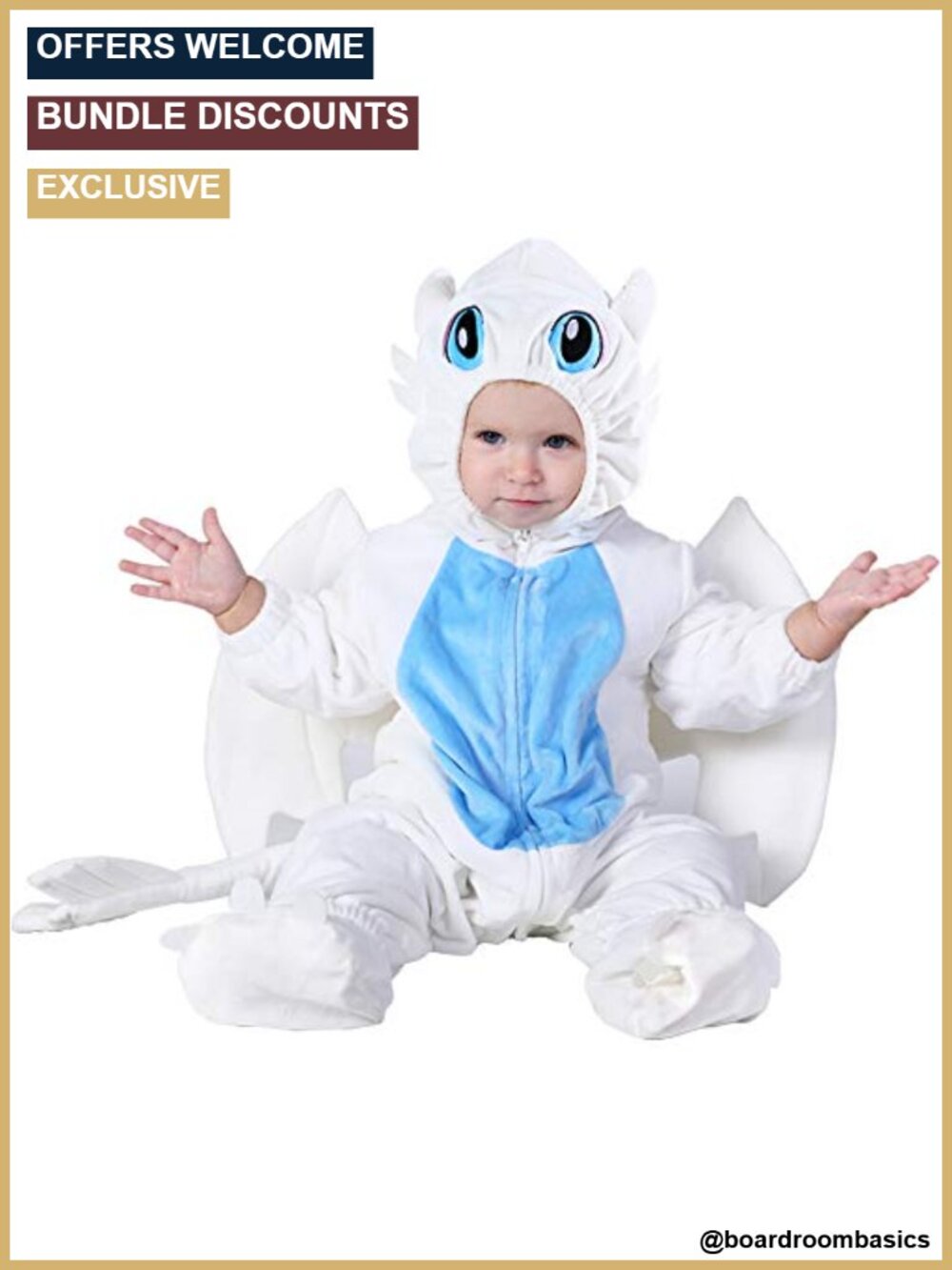 Infant Dragon Onesie Costume Zippered Flannel Baby Cosplay